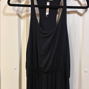 JOLIE BRAND BLACK MAXI DRESS RACERBACK STYLE DRESS 
SIZE SMALL RAYON SPANDEX